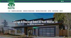 Desktop Screenshot of bayouoverheaddoors.com